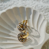 Boucles d'oreilles ORO Léopard