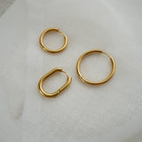 Boucles d’oreilles FLEURS RAYÉES